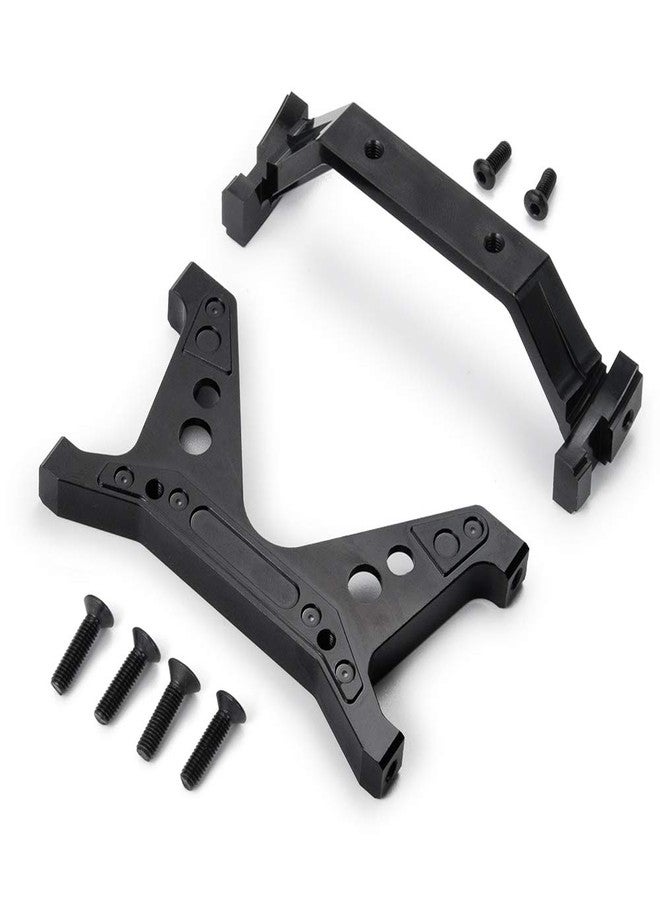 JGGZONE RC Crawler Car Front Rear Lower Shock Mount Brace Aluminum Chassis Mount Rear Frame Rail Brace Bracket for 1/10 Axial SCX10 II 90046 Upgrade Parts - Image 2